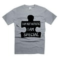 thumbnail image 1 of I'm Not Autistic I Am Special Shirt Autism Puzzle Shirt Autism Awareness T-Shirt Autism Support Tee (Small Grey), 1 of 6
