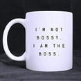 thumbnail image 1 of I’m Not Bossy I Am The Boss Coffee Mug 11OZ Coffee Mug, 1 of 1