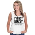 thumbnail image 1 of I'm Not Bossy I Just Know Funny Boss Tank Top T Shirts Men Women Brisco Brands S, 1 of 6