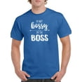 thumbnail image 1 of I'm Not Bossy, I'm The Boss T-Shirt Men -Smartprints Designs, Male 4X-Large, 1 of 4