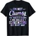 thumbnail image 1 of t-shirt I'm Not Clumsy Sarcastic Women Men Boys Funny Saying Design T-Shirt., 1 of 4