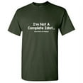 thumbnail image 1 of I'm Not a Complete Idiot Some Parts Are Missing Tshirt Novelty Humor Graphic Tees Sarcasm Lovers Gift For Christmas Party Birthday Black Day Funny Sarcastic T Shirt, 1 of 5