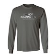 thumbnail image 1 of I'm Not Insulting You I'm Describing You Sarcastic Novelty Gift Idea Adult Humor Funny Men's Long Sleeve Shirts, 1 of 3