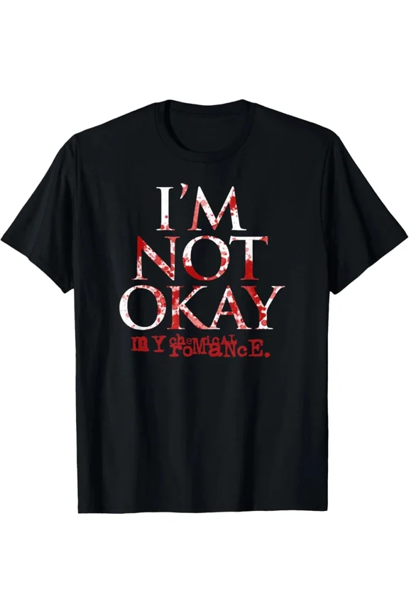 I’m Not Ok T-Shirt | Funny Sarcastic Quote Sad Humor Unisex Tee S- 5XL