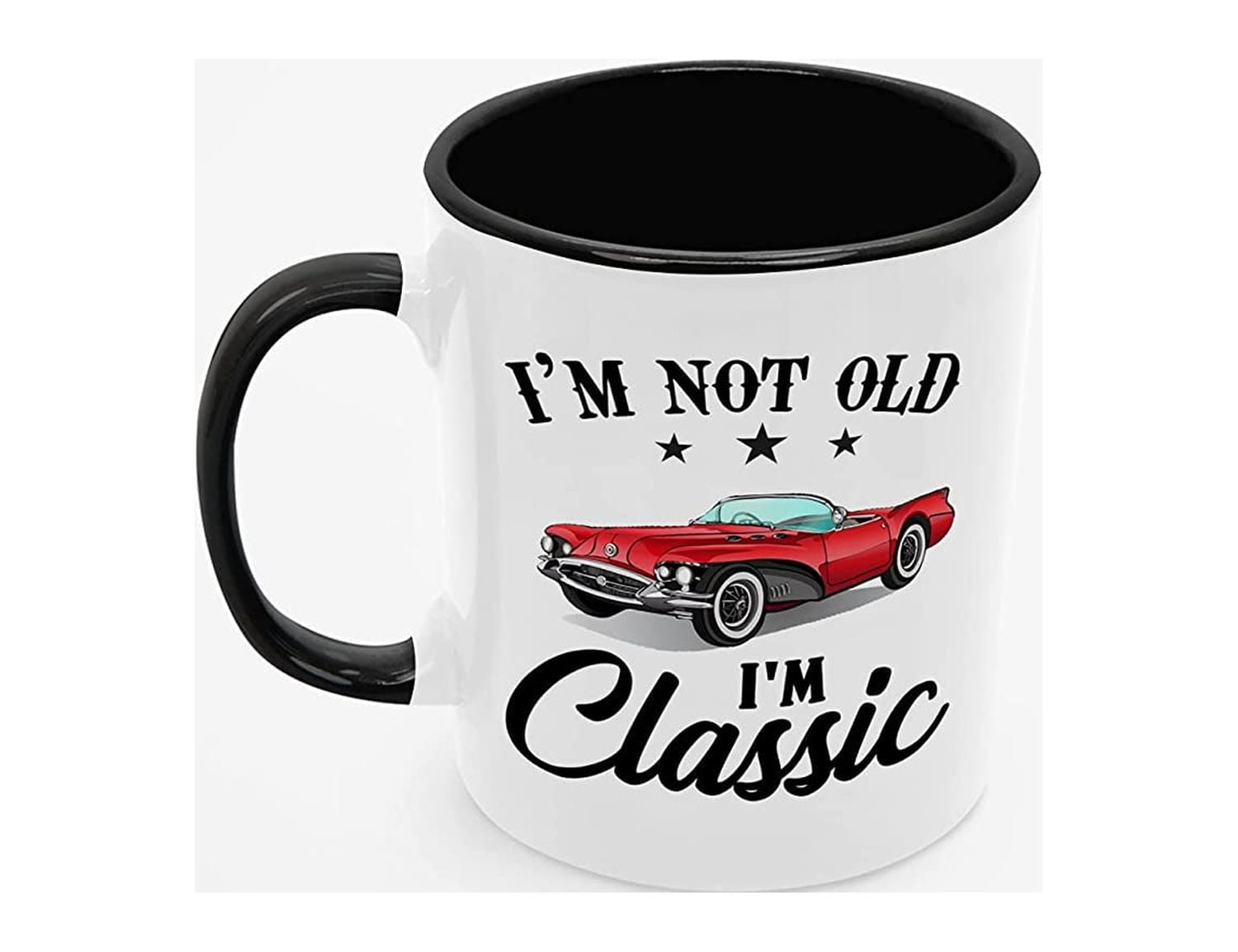 Vintage 1980s Retro No Spill untippable Mug For.. Ceramic Travel Coffee Mug,  Funny Mug Gift, Dad Boyfriend Present Mug 