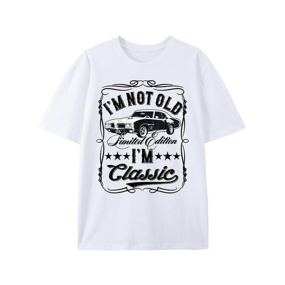 I'm Not Old I'm Classic Funny Car Graphic - Mens & Womens Short Sleeve T-Shirt