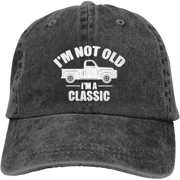 I'm Not Old I'm Classic Hat, Funny Retirement Gifts Hats for Men Women, Adjustable Vintage Retirement Baseball Cap