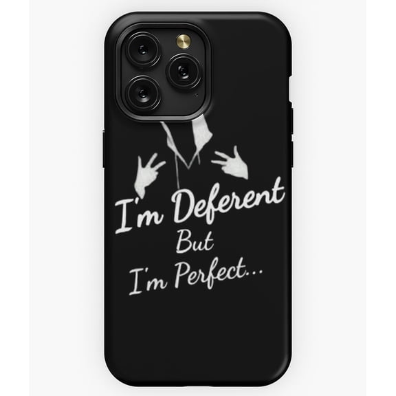 I'm Not Perfect But Unique M1577 Phone Case for iPhone 17 16 15 14 13 12 11 Pro Max