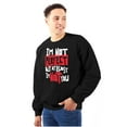 thumbnail image 1 of I'm Not Perfect Funny Insulting Sweatshirt for Men or Women Brisco Brands S, 1 of 5