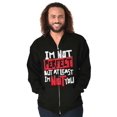thumbnail image 1 of I'm Not Perfect Funny Insulting Zip Up Hoodie Men's Women's Brisco Brands S, 1 of 5