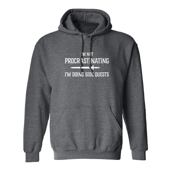 I'm Not Procrastinating Adult Hooded Sweatshirt