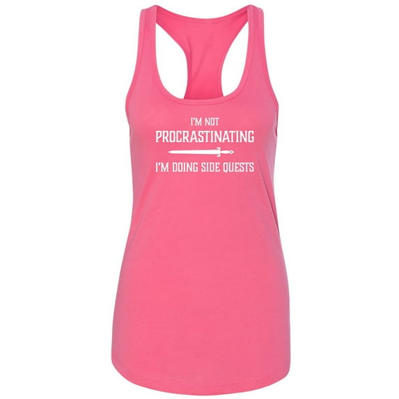 I'm Not Procrastinating Racerback Tank