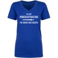 thumbnail image 1 of I'm Not Procrastinating Womens V-Neck Tee, 1 of 2