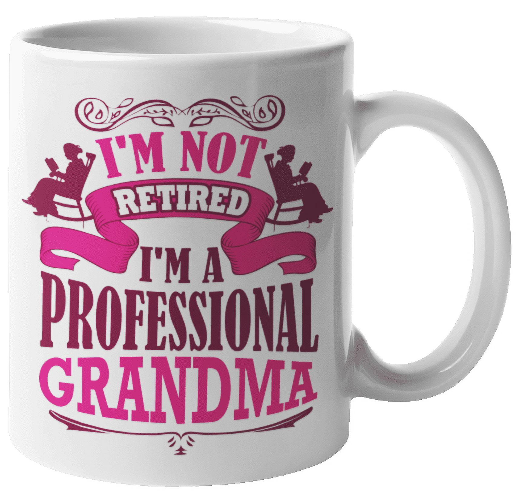 "I'm Not Retired I'm A Professional Grandpa" Funny Coffee Mug - 11 Oz Ceramic Cup, Retirement Gift For Men