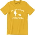 thumbnail image 1 of I'm Not Retired Dog Walking Is Hard Work Puppy Lover Men's T-Shirt, 1 of 4