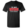 thumbnail image 1 of I'm Not Rude I Just Say What Everyone Else Is Thinking Humor Graphic Tees Novelty Pun Sayings Lover Gift For Christmas Sarcastic Funny T Shirt, 1 of 5