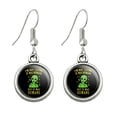 thumbnail image 1 of I'm Not Saying It Was Humans But Alien Funny Humor Novelty Dangling Drop Charm Earrings, 1 of 5