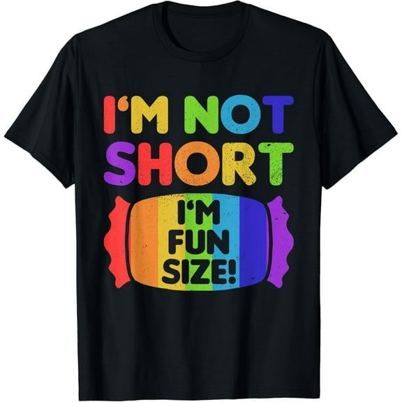 I′m Not Short I′m Fun Size Funny Sarcastic T-Shirt mens t shirt,black,women,funny,misfits,men,journey,t-shirt