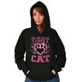 thumbnail image 1 of I'm Not Single I Have a Cat Pawprint Women Plus Size Graphic Pullover Hoodie Brisco Brands 2X, 1 of 4