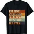 thumbnail image 1 of I'm Not Sleeping I'm Just Resting My Eyes Vintage Dad Joke T-Shirt, 1 of 3