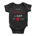 thumbnail image 1 of I'm Not Spoiled My Aunt Just Loves Me Cute Baby Rompers Boy Girl Newborn-24 Months, 1 of 1