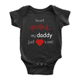 thumbnail image 1 of I'm Not Spoiled My Daddy Just Loves Me Cute Baby Jumpsuits Bodysuits For Boy Girl, 1 of 5