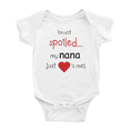 thumbnail image 1 of I'm Not Spoiled My NaNa Just Loves Me Cute Baby Rompers Boy Girl Newborn Clothes Unisex, 1 of 5