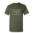 thumbnail image 1 of I'm Not Sure If Everything Is Expensive Or Am I Just Poor Sarcastic Humor Graphic Novelty Funny T Shirt, 1 of 5