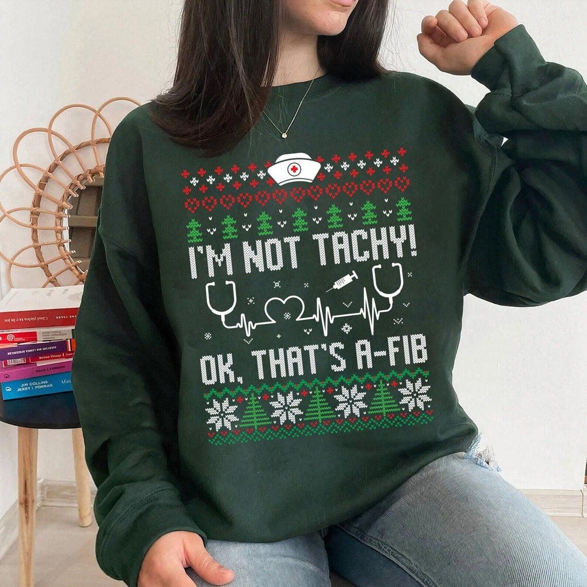 Nurse Ugly Christmas Sweater Nurse Ugly Christmas Sweater