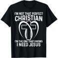 thumbnail image 1 of I'm Not That Perfect Christian Religious Saying T-Shirt, 1 of 3