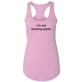thumbnail image 1 of I'm Not Wearing Pants Racerback Tank, 1 of 3