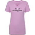 thumbnail image 1 of I'm Not Wearing Pants Womens V-Neck T-Shirt, 1 of 3