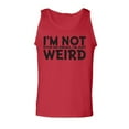 thumbnail image 1 of I'm Not Weird Adult Tank Top, 1 of 3