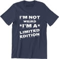 thumbnail image 1 of I'm Not Weird I'm Limited Edition Funny Hilarious Geek Nerd T-Shirt, 1 of 4