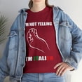 thumbnail image 1 of I'm Not Yelling I'm Italian Italy Flag T-Shirt, 1 of 2