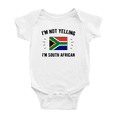 thumbnail image 1 of I'm Not Yelling, I'm South African Baby Bodysuit Newborn Clothes Outfits (White, 18-24 Months), 1 of 5