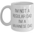 I'm Not a Regular Dad. I'm a Havanese Dad. Havanese Dog 11 oz Mug, Gag