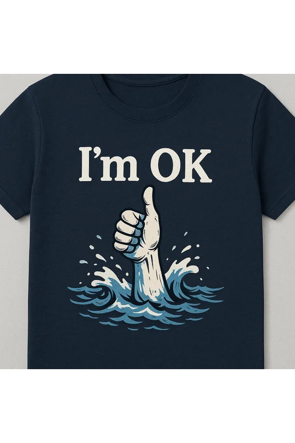 "I'm OK" T-Shirt 100% Cotton