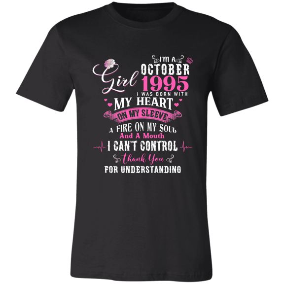I'm October Girl 1995 31st Birthday Vintage 31 Years Old Bday Women T-Shirt