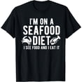 thumbnail image 1 of I'm On A Seafood Diet I See Food And I Eat It Meme Lover T-Shirt, 1 of 3