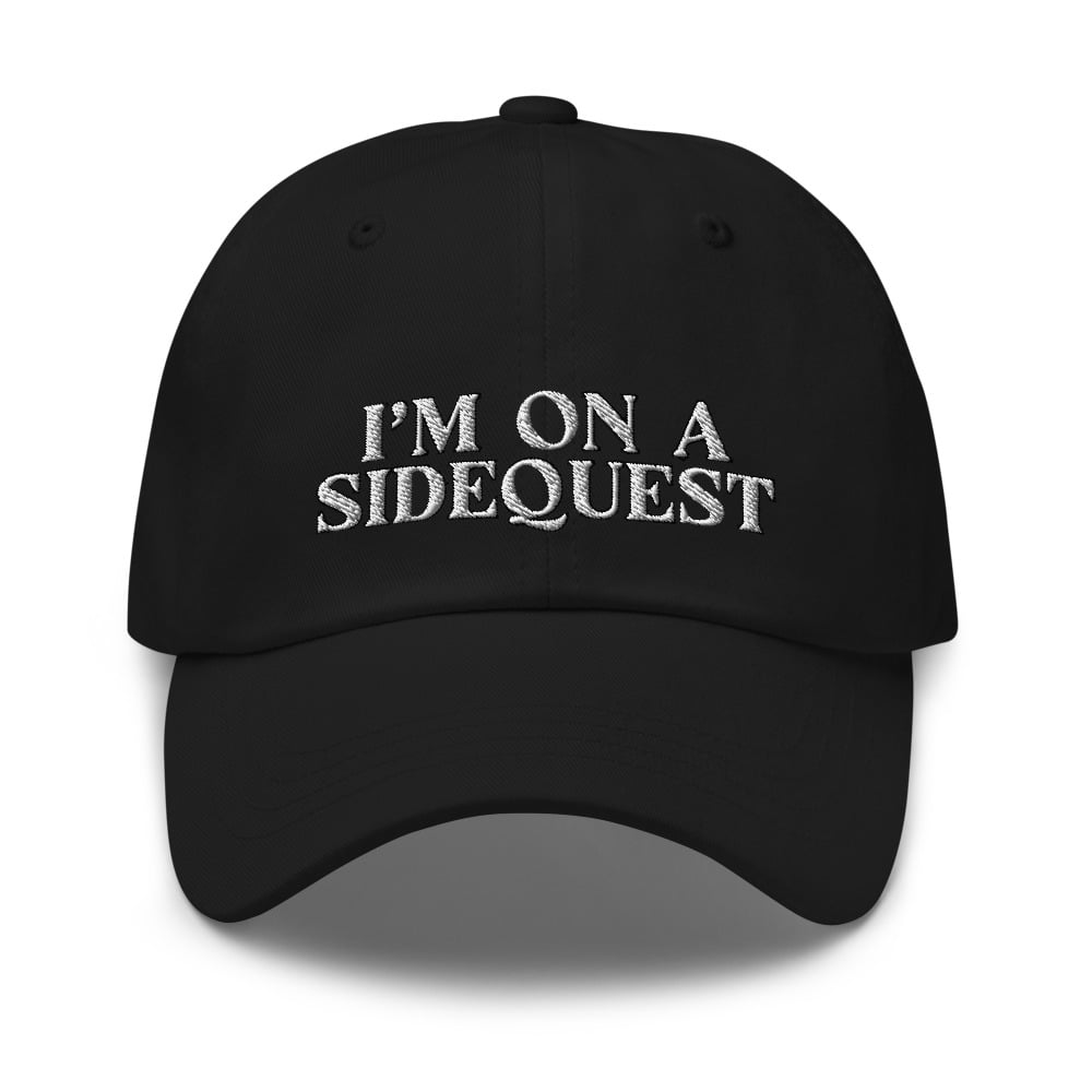 I'm On A Sidequest Hat, Dad Hat, Rave Accessories, Embroidered Hat ...