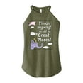 thumbnail image 1 of I'm On My Way - Juniors High Neck Tank Top, 1 of 6