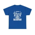 thumbnail image 1 of I'm On My Wurst Behavior, Funny German Shirt, October Drinking Tee -ID: 341, 1 of 11