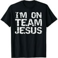 thumbnail image 1 of I'm On Team Jesus Shirt Distressed Christian Shirt for Men, 1 of 3