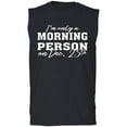 thumbnail image 1 of I'm Only A Morning Person Dec.25 Adult Sleeveless Tee, 1 of 3