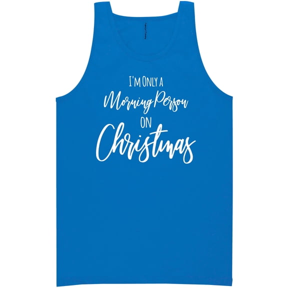 I'm Only A Morning Person . . . Neon Tank Top