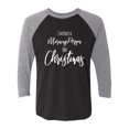 thumbnail image 1 of I'm Only A Morning Person . . . Unisex 3/4 Sleeve Baseball Raglan Tee, 1 of 3
