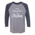 thumbnail image 1 of I'm Only A Morning Person . . . Unisex 3/4 Sleeve Baseball Raglan Tee, 1 of 2
