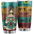 thumbnail image 1 of I''m Peace Love and Light Travel Mug Insulation Tumbler Stainless Steel Coffee Cup Gifts for Daily Leisure with Splash Proof Sliding Lid White 20oz, 1 of 5