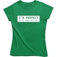 thumbnail image 1 of I'm Perfect In My Imperfection - Funny Hipster Women's T-Shirt, 1 of 4